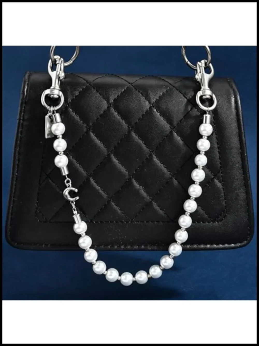 Metal Bag Charm Keychain for Purses Handbags